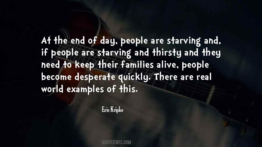 Starving People Quotes #839747