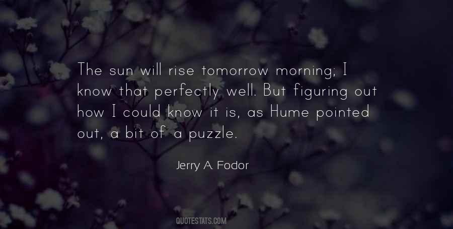 Tomorrow Morning Quotes #57799