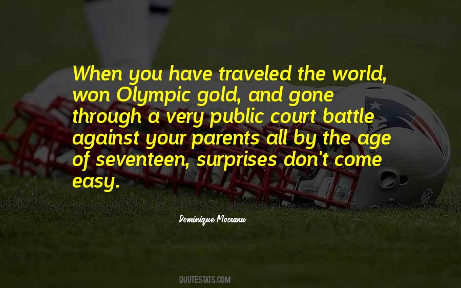 Quotes About Olympic Gold #1502867