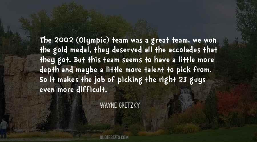 Quotes About Olympic Gold #784752