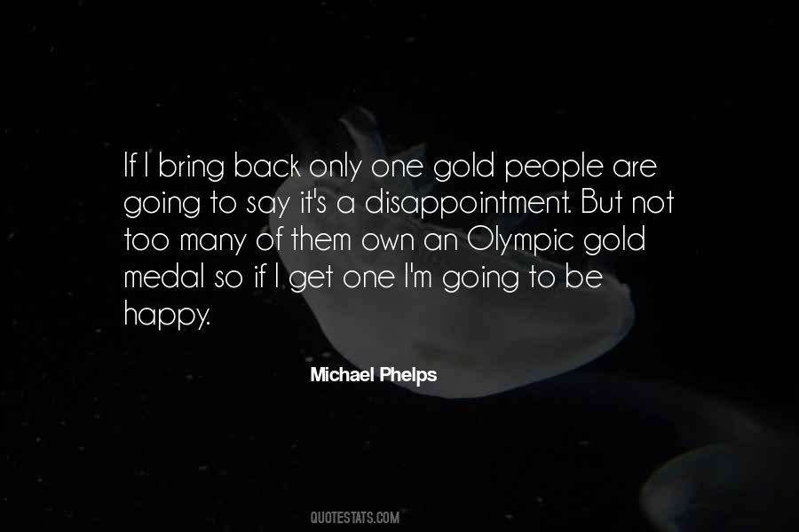 Quotes About Olympic Gold #943970