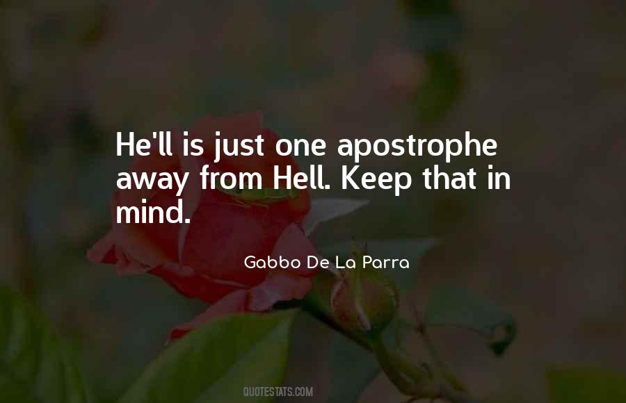 La Parra Quotes #689161