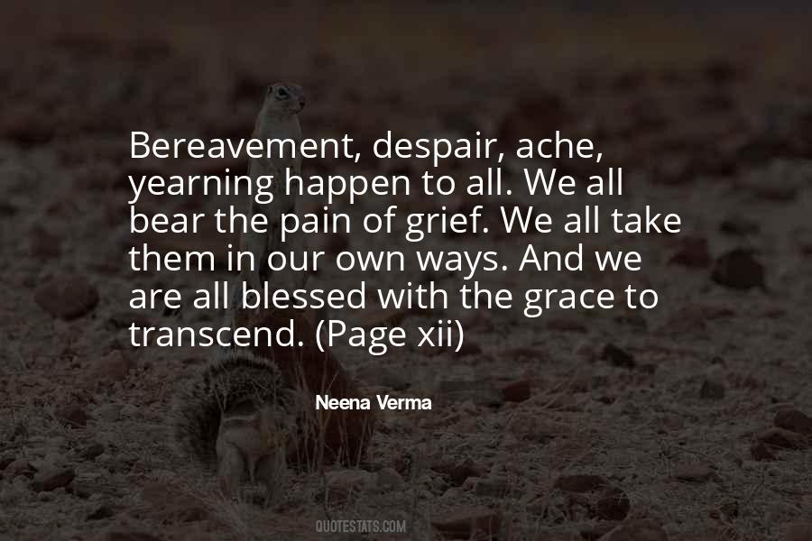 My Bereavement Quotes #17176