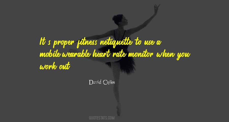 Gym Etiquette Quotes #1767330