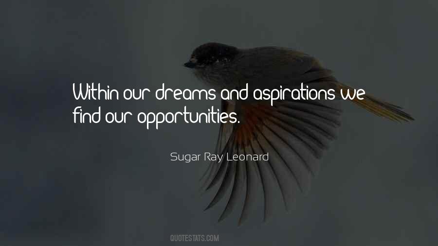 Aspirations Dreams Quotes #54309