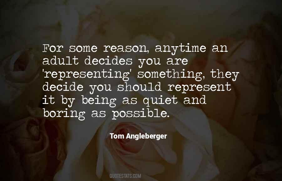 Being An Adult Quotes #1406934