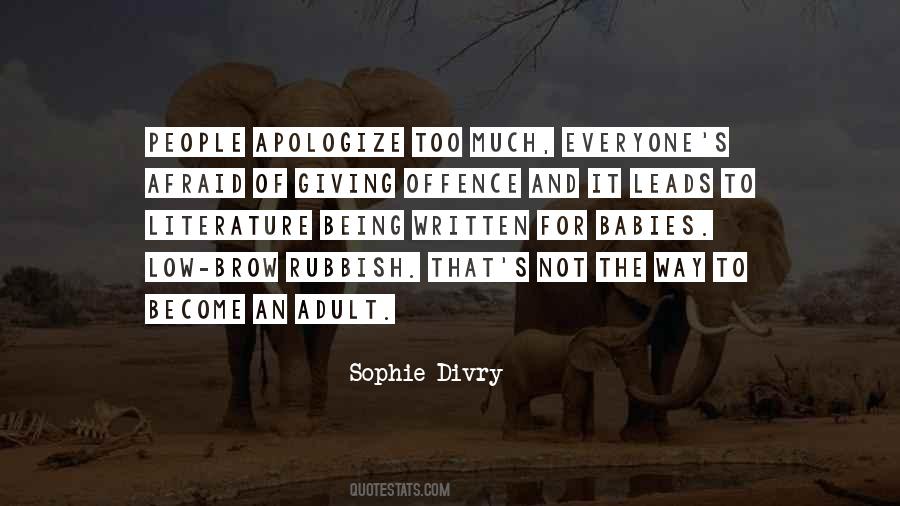 Being An Adult Quotes #803274