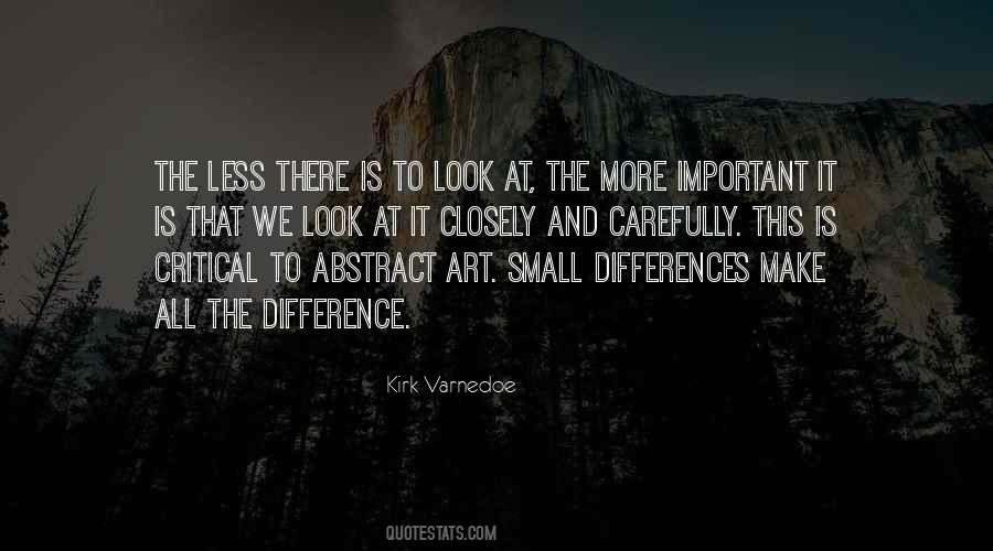 Small Differences Quotes #304466