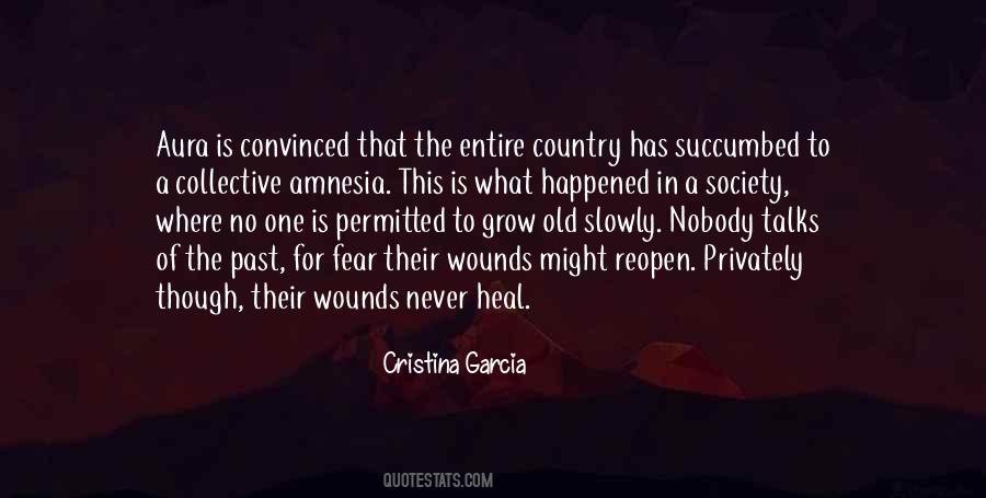 Quotes About Old Wounds #582512
