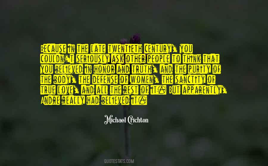 Purity And Love Quotes #1469927
