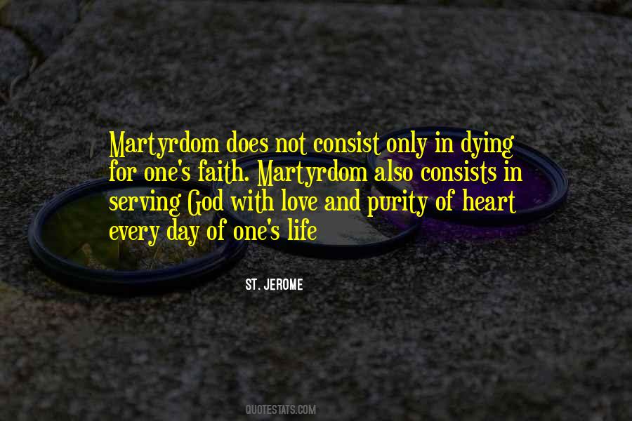Purity And Love Quotes #1536515