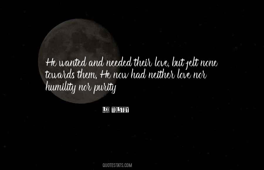 Purity And Love Quotes #295368