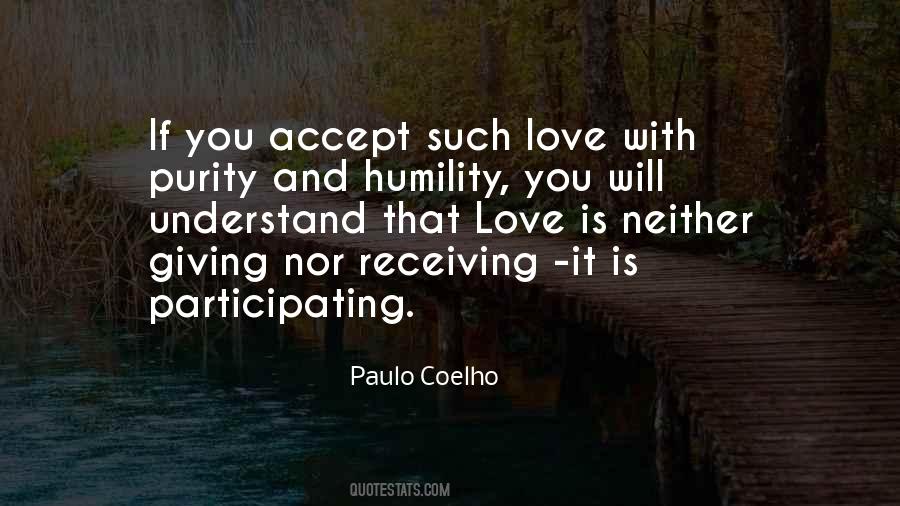 Purity And Love Quotes #549656