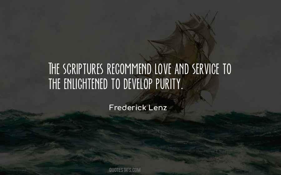 Purity And Love Quotes #623572