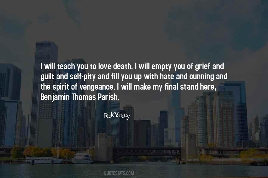 Love Vengeance Quotes #424499