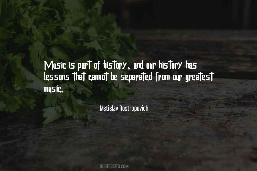 Part Of History Quotes #2461