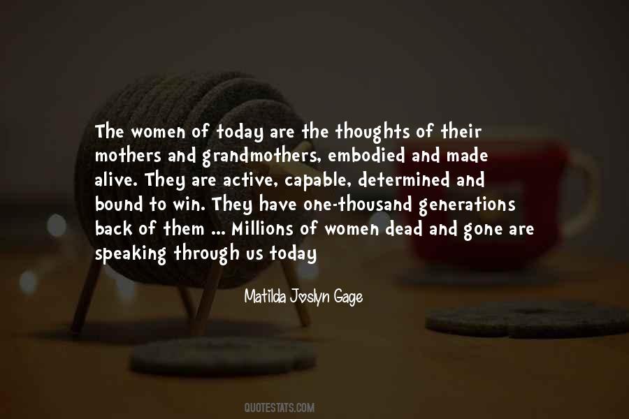 Women Today Quotes #362424