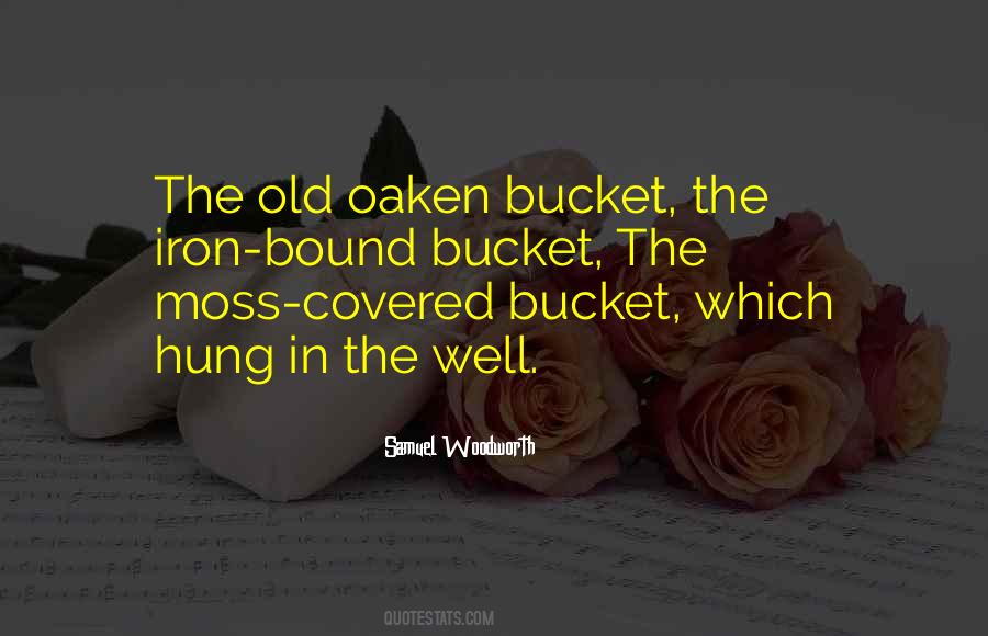 Water Bucket Quotes #1577309