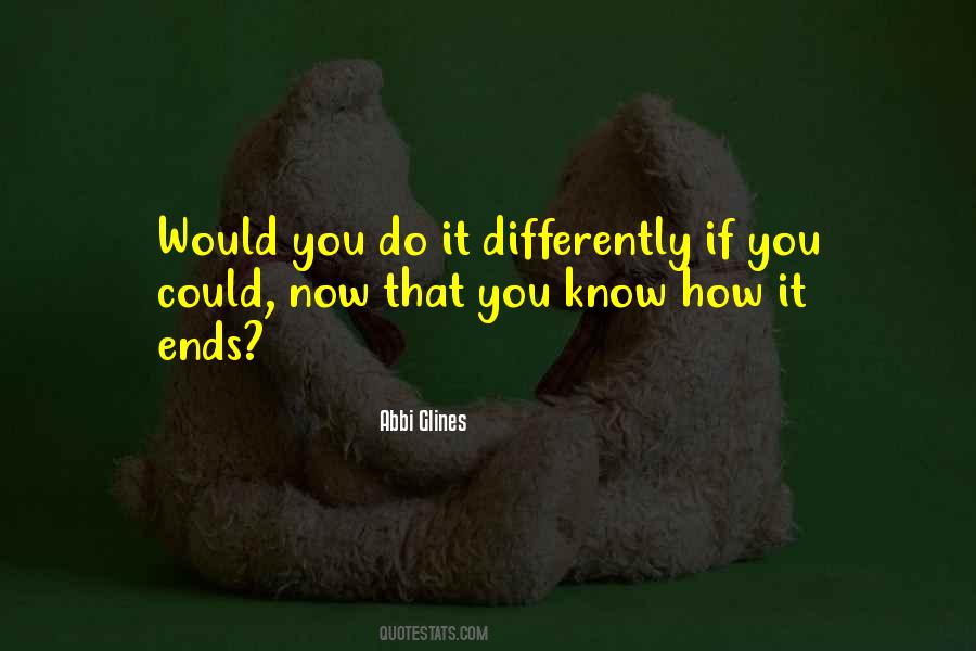 Do Differently Quotes #65650