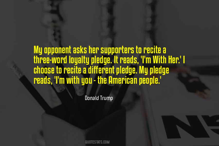 Donald Trump Supporters Quotes #77630