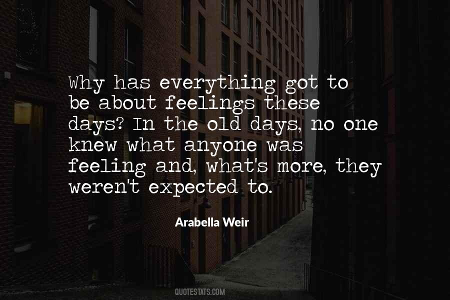 Quotes About Old Feelings #710731