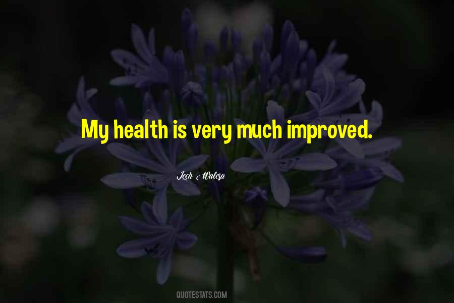 Quotes For Improved Health #883336