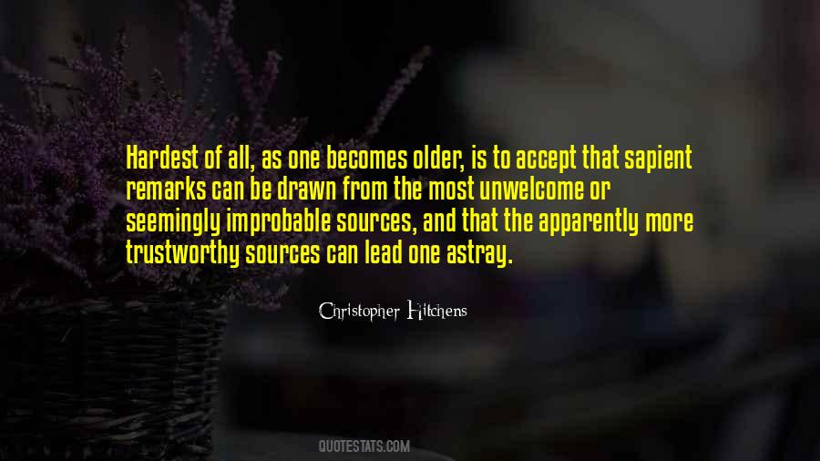 Quotes About Old Age Wisdom #1199889