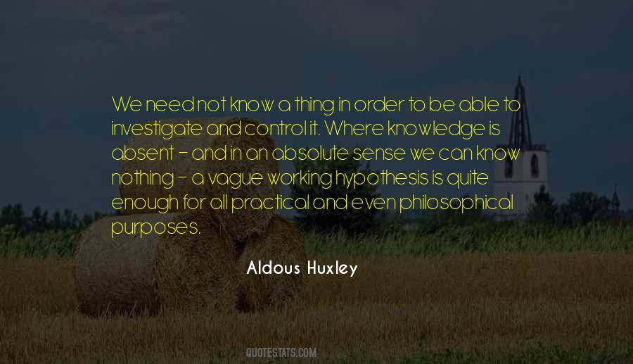 Absolute Knowledge Quotes #1689907