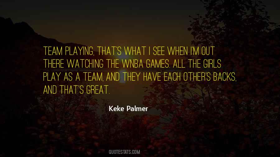 Team Play Quotes #107522