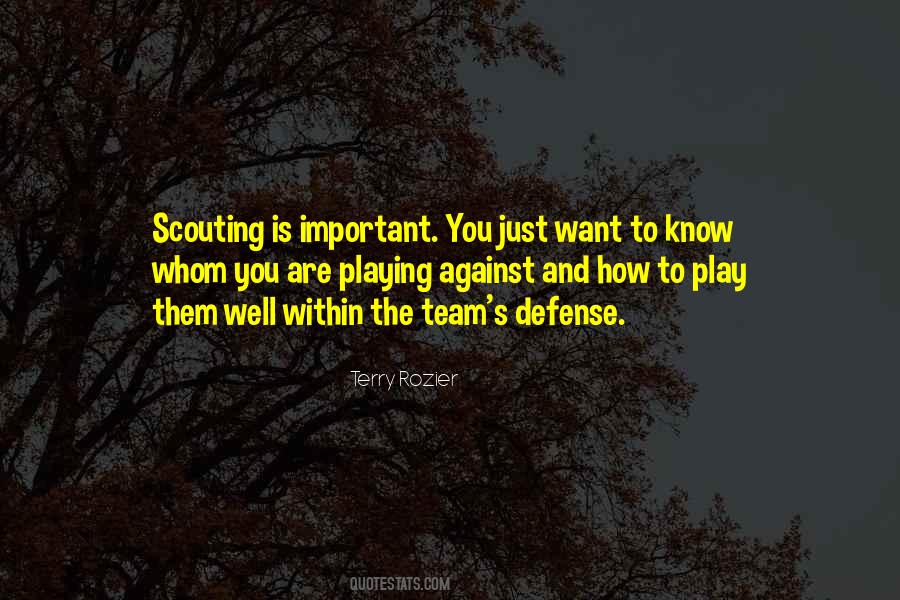 Team Play Quotes #67320