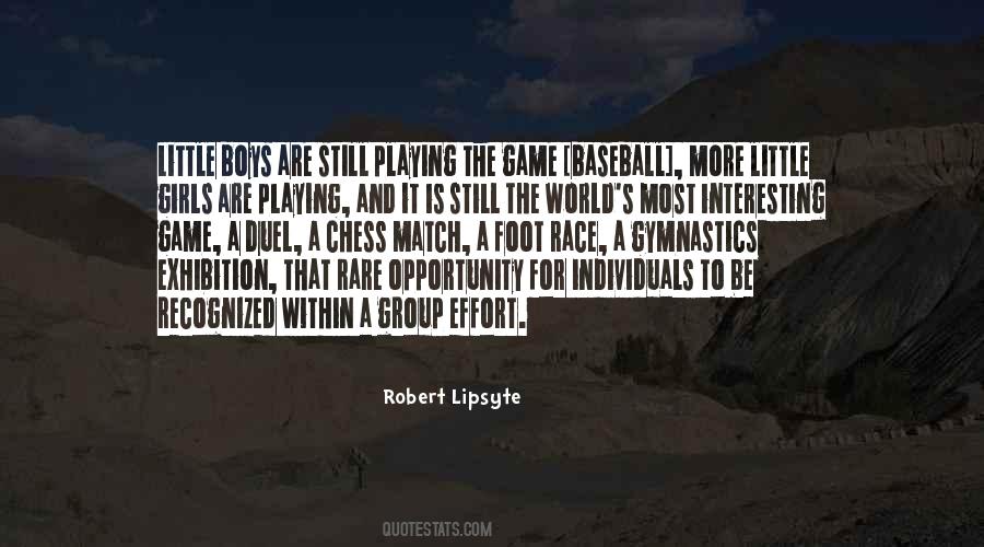 Playing Baseball Quotes #452280