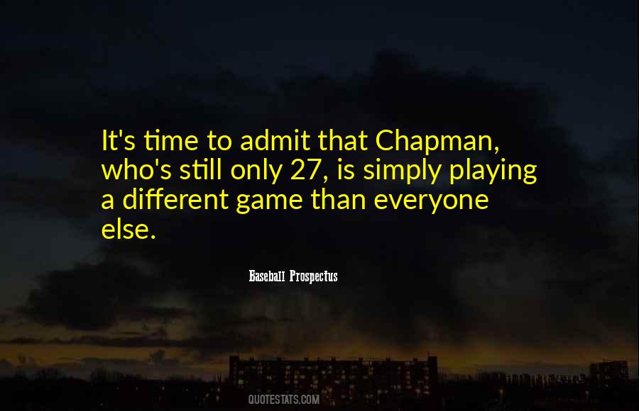 Playing Baseball Quotes #628039