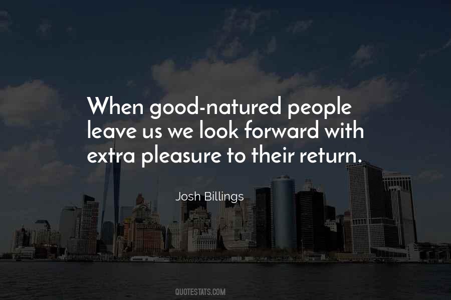 Good Natured People Quotes #612591