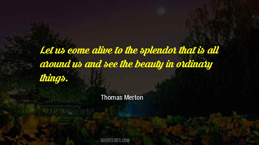 See The Beauty All Around You Quotes #1471538