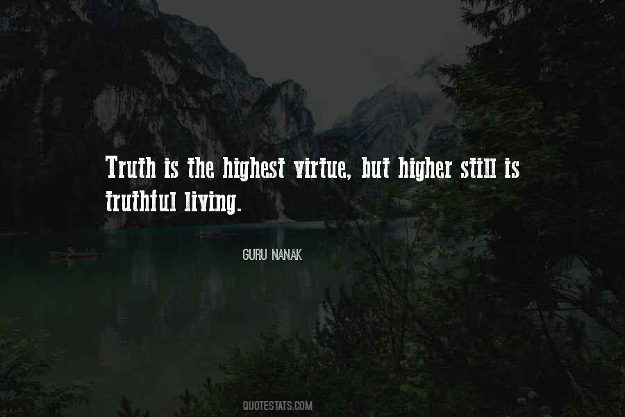 Truthful Living Quotes #417892