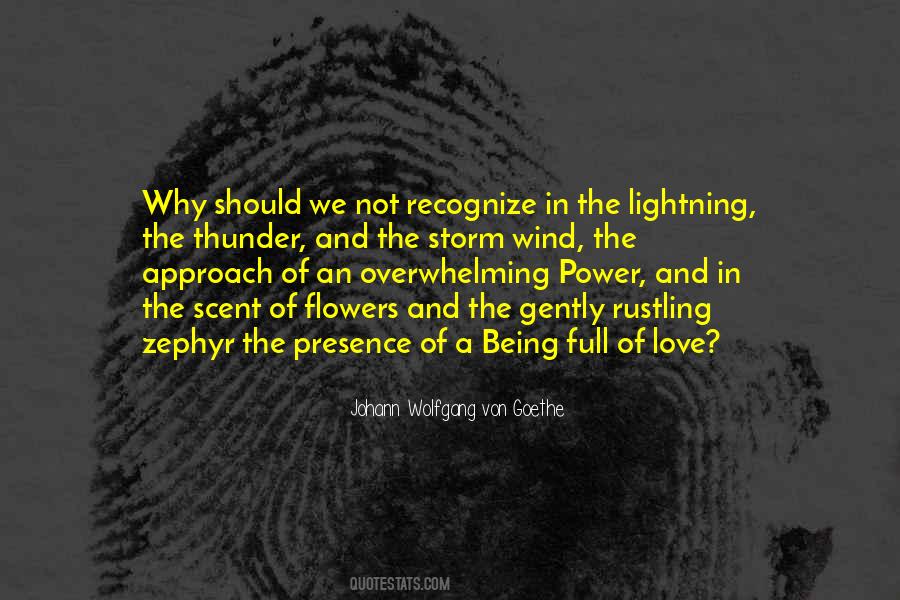 Quotes About Thunder And Love #1430161