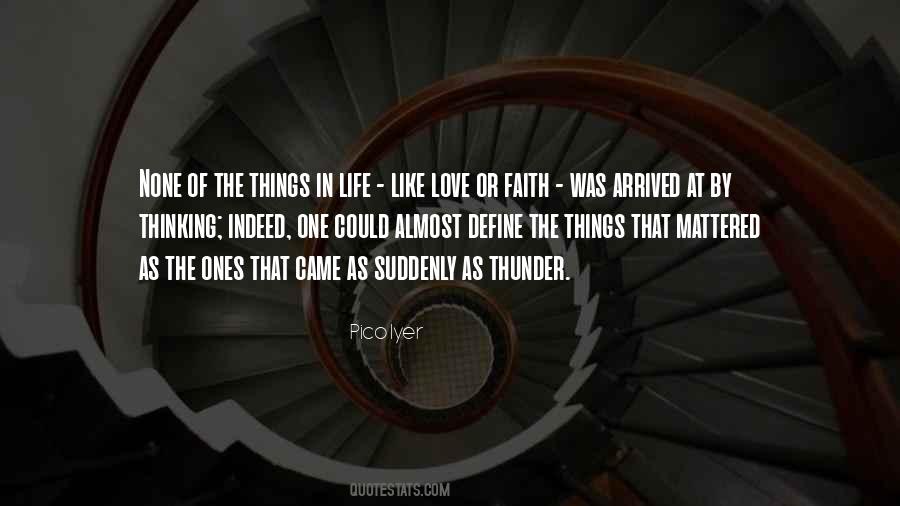 Quotes About Thunder And Love #1695060