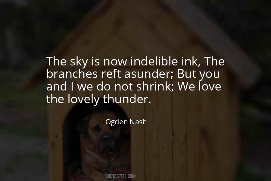 Quotes About Thunder And Love #287538