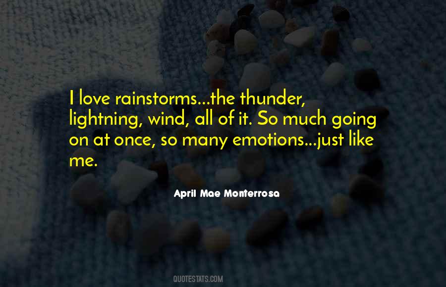 Quotes About Thunder And Love #711671