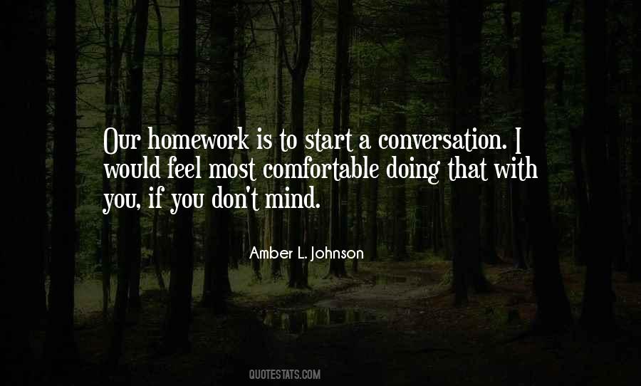 How To Start A Conversation Quotes #93363