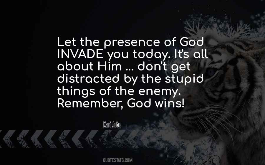 God Wins Quotes #1330889