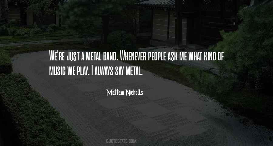 Quotes For Music Band #227738