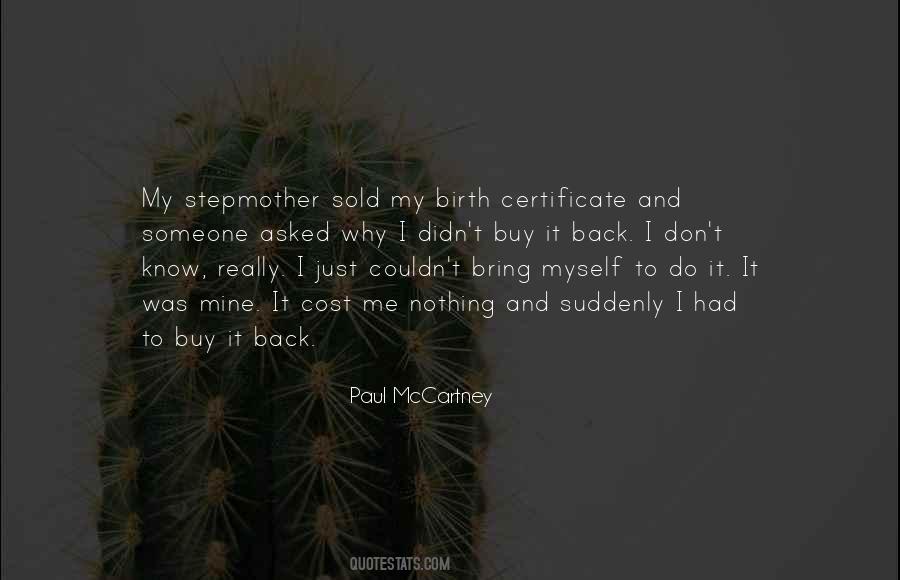 Bring Me Back To Quotes #1254138