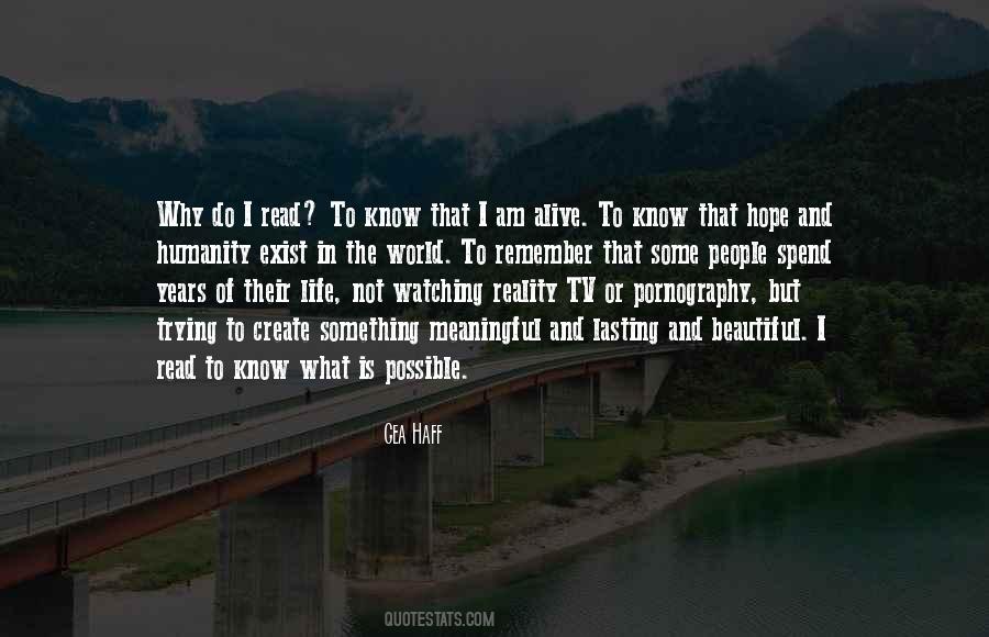 Alive Or Not Quotes #974171