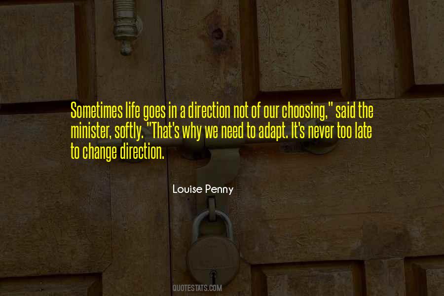Change Direction Quotes #1207583
