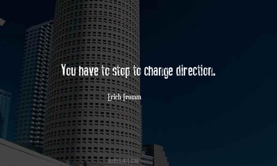 Change Direction Quotes #1631330