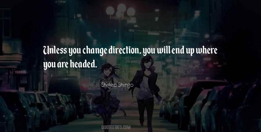 Change Direction Quotes #202336