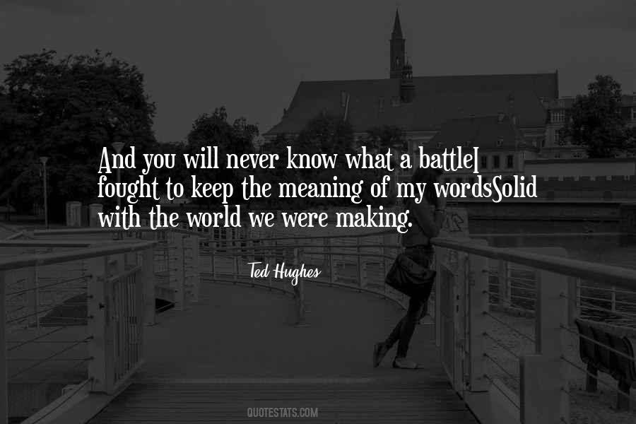 Meaning Making Quotes #1595317