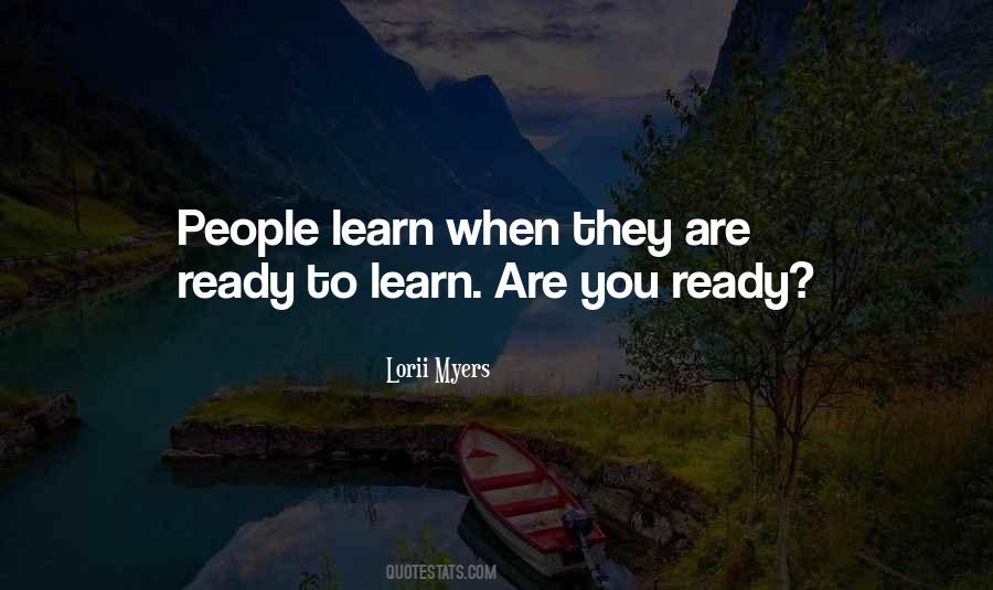 Learn When Quotes #123116