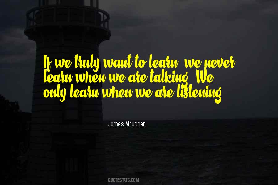 Learn When Quotes #1514127